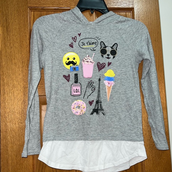 Justice Other - justice girls long sleeve wit a hood